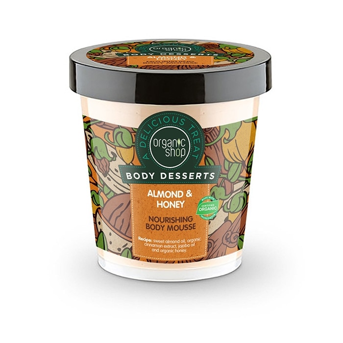 Mousse de corp delicios nutritiv Almond & Honey, 450 ml