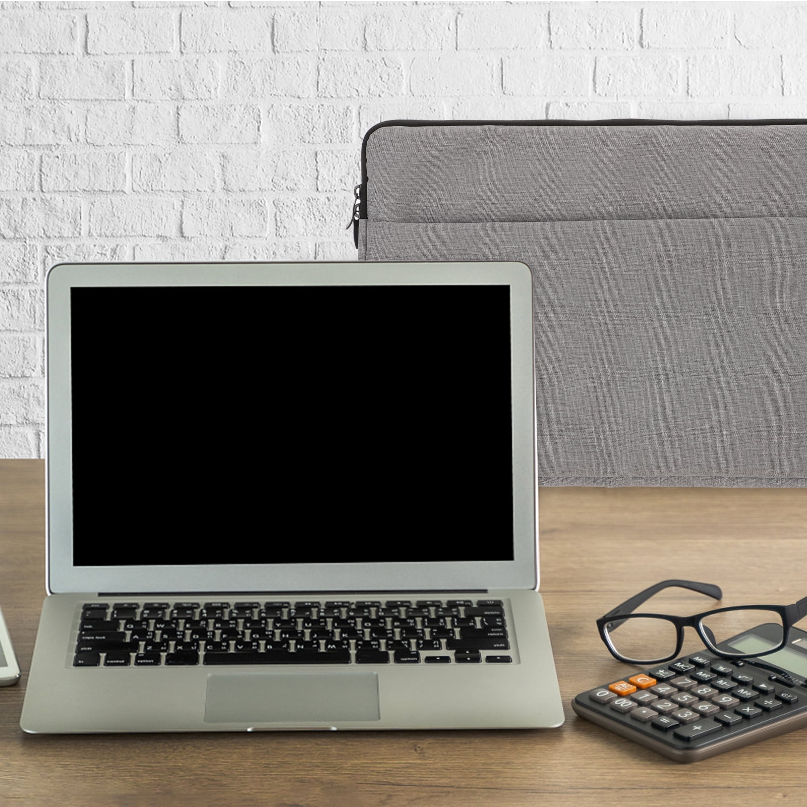 Husa laptop 15.6 inch, gri, material Oxford, 40x27.5x3cm