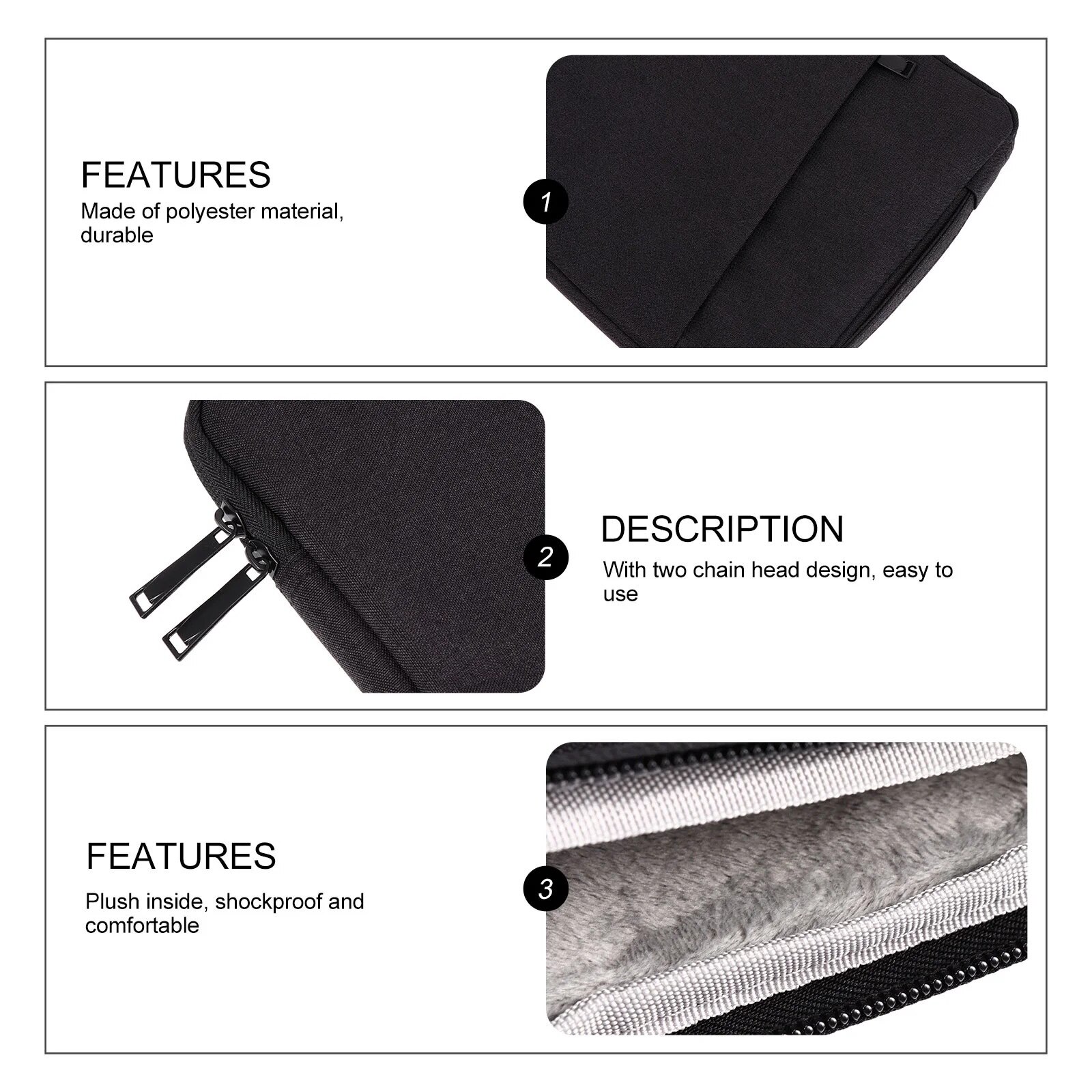 Husa laptop, 36x26x3cm, impermeabila, cu manere