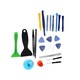 25PCS комплект инструменти за ремонт на телефон, отвор на екрана, 13.5x6x0.3cm, многоцветен