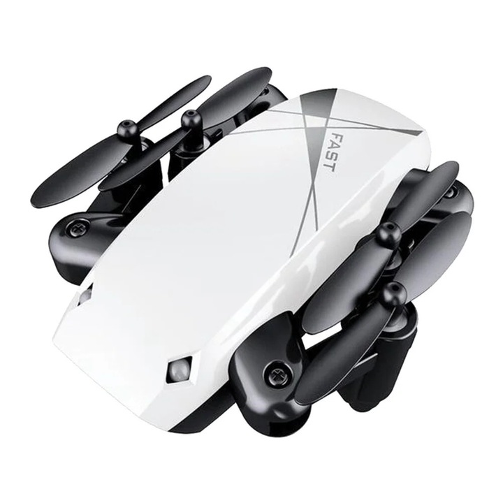 S9 Pocket Mini RC дрон, 2,4 GHz, 6 оси, бял, 9x8x3,5 cm