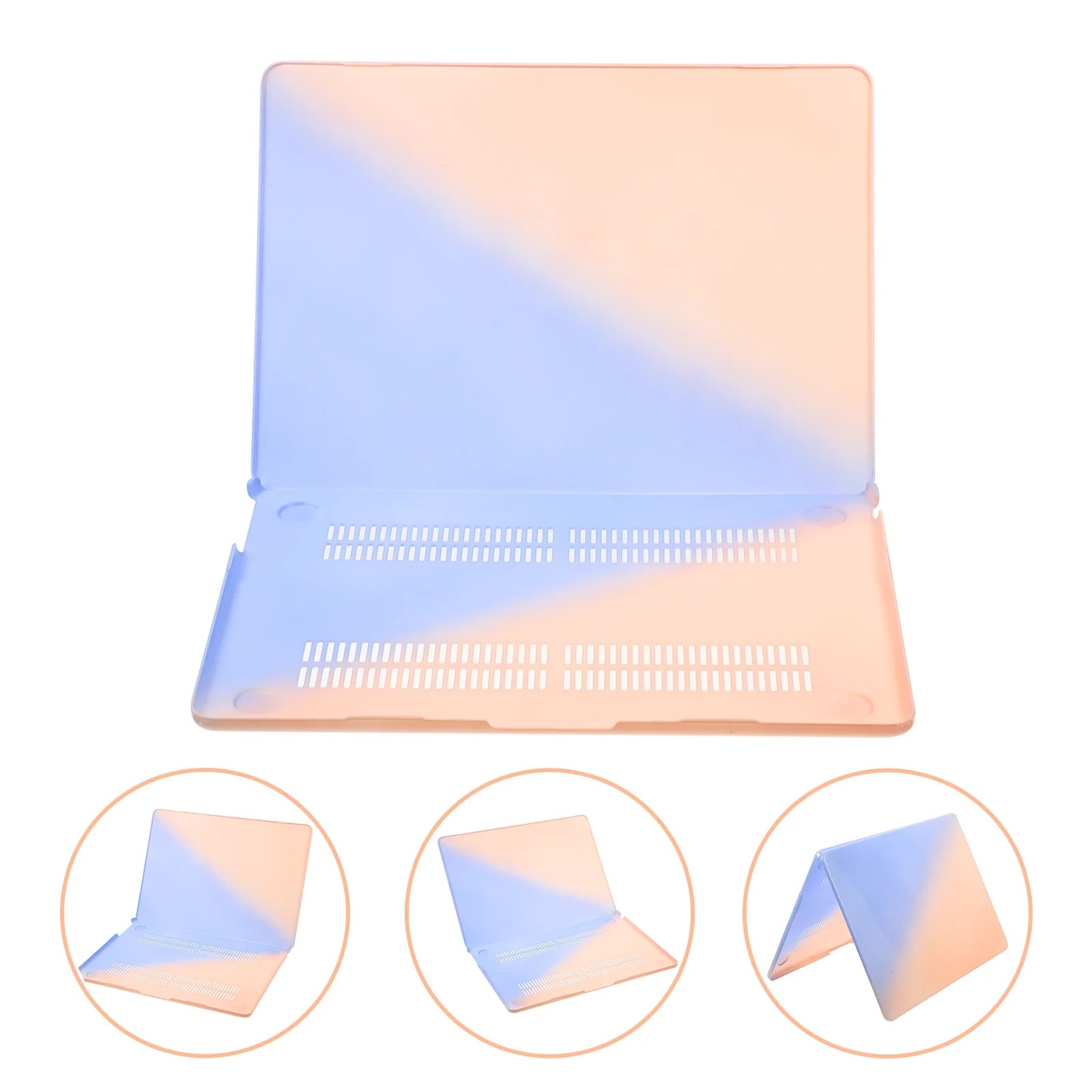 Carcasa laptop plastic, 30.50x22.00x0.50cm, design usor, rezistent la zgarieturi, multicolor
