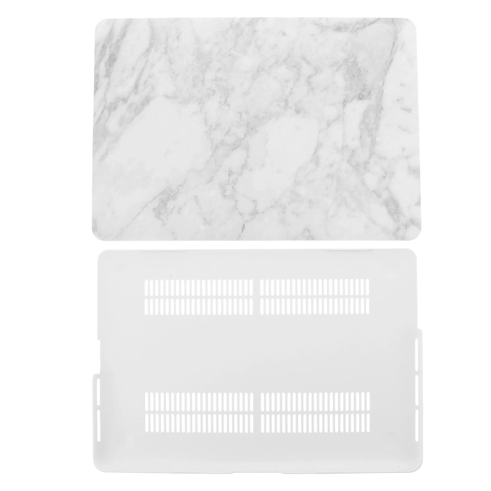 Husa laptop, model marmura, 32x22.2x1.5cm, material plastic, set protectie