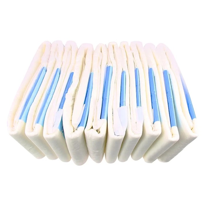 Scutece adulte, asortate, 10 bucati, 45x32x0.5cm
