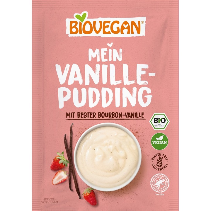 Pudra budinca vanilie fara gluten bio, 36g