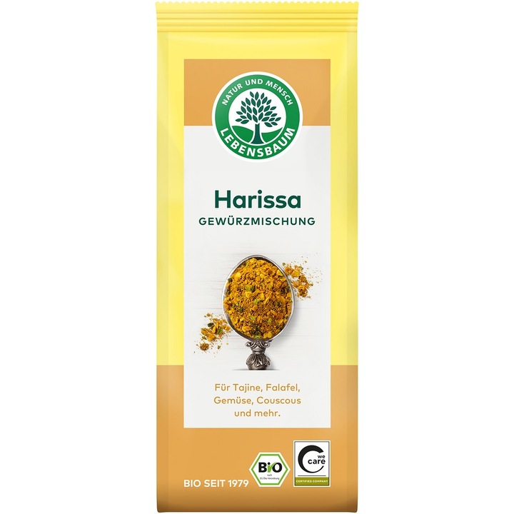 Amestec de condimente picante Harissa bio, 50g