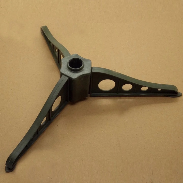 Suport pentru brad de Craciun, verde, material ABS, dimensiuni 15x5.5x2cm, design pliabil