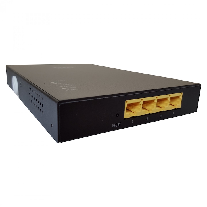 Switch ZyXEL ES315F, 4 porturi Fast Ethernet Cu + 1 port Fast Ethernet SFP, Layer 2
