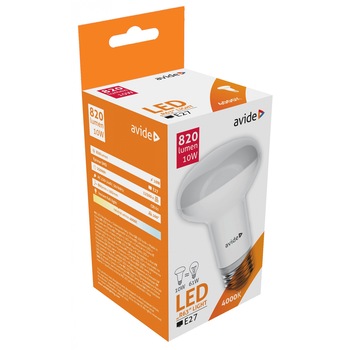 Set 2 Becuri Avide LED R63 10W E27 4000K lumina neutra Set 2 Becuri Avide LED R63 10W E27 4000K lumina neutra