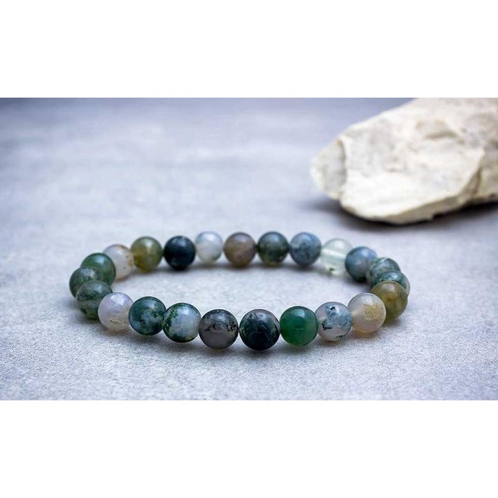 Bratara minerala din agat indian