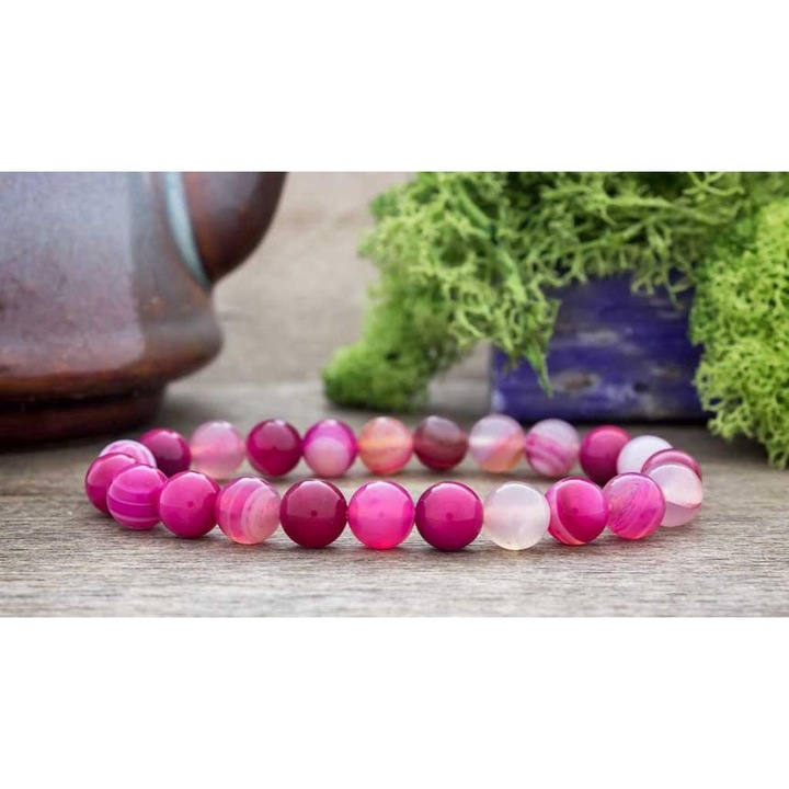 Bratara R.M. ékszer minerale de agat pentru femei Secretele femeii