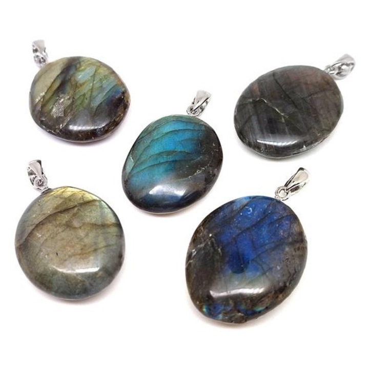 Висулка с леща от лабрадорит А (MDG)