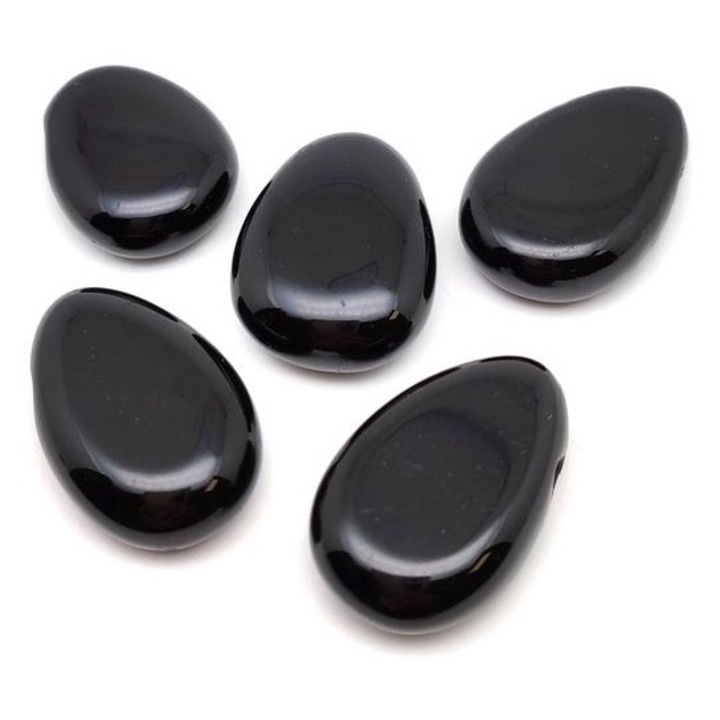 Висулка с прободен обсидиан