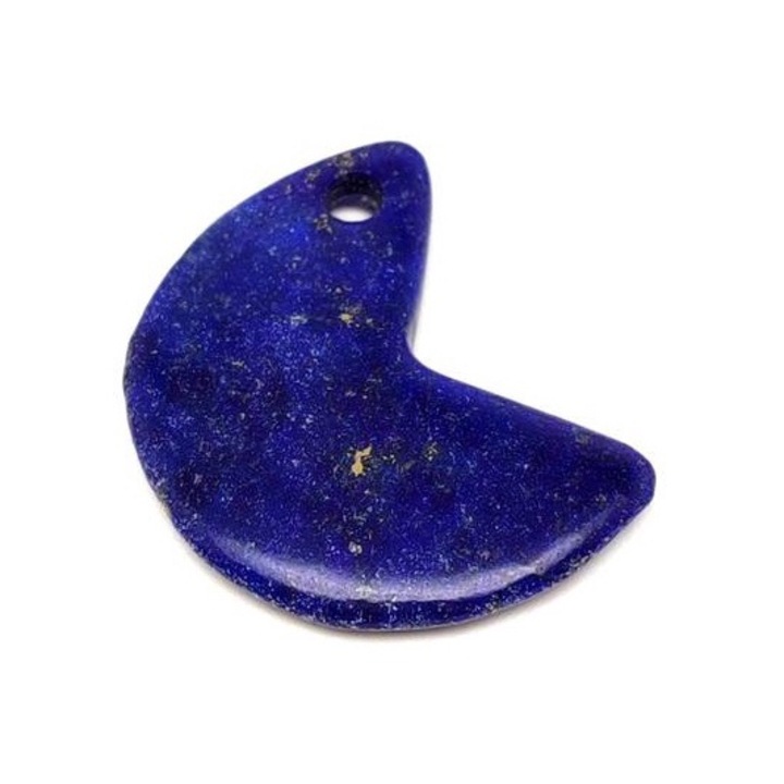 Bijuterie dama, R.M. Ekszer, Pandantiv lapis lazuli perforat pacman 30mm