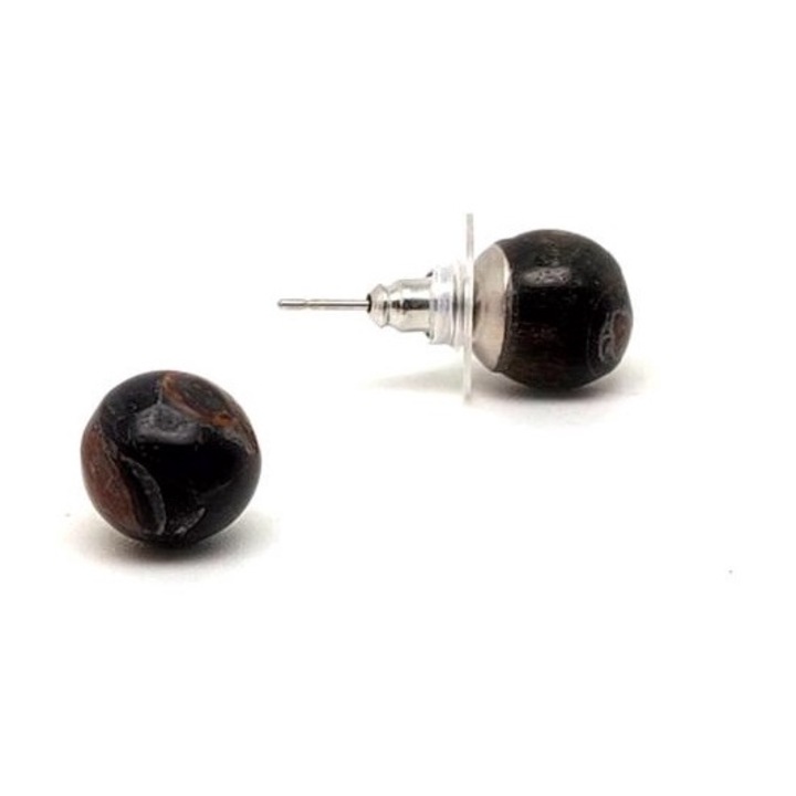 Cercei sferici ochi de soim 8mm R.M. ékszer