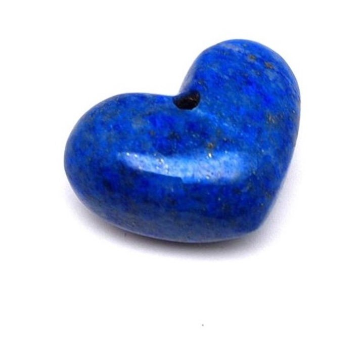 Pandantiv dama, R.M. ékszer, Inima perforata din lapis lazuli 35x27x17mm