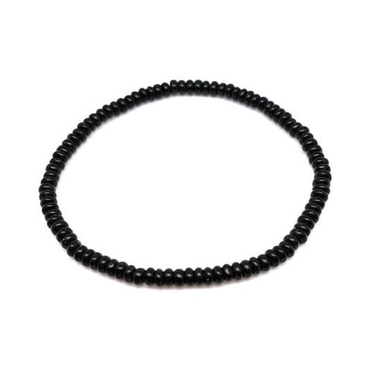 Bratara cu disc verde Goldstone 4x2.5mm