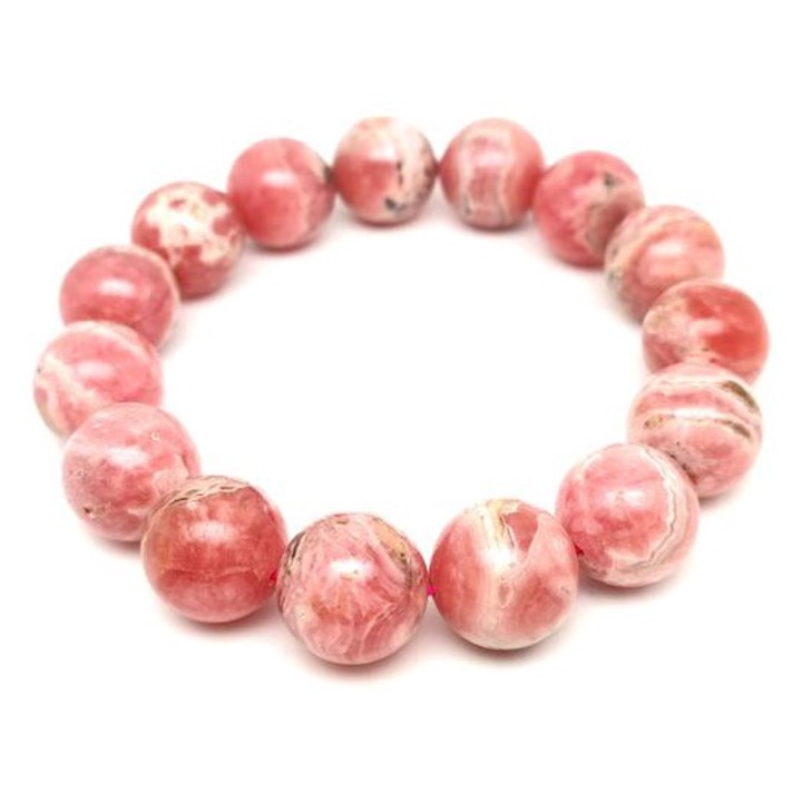 Bratara cu bila de rodocrozit A 13mm