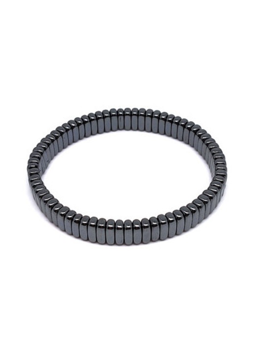 Hematit kerek téglalap karkötő 8,5-3mm