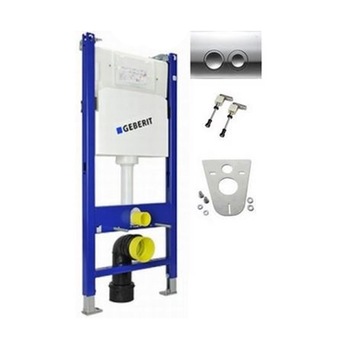 Set rezervor incastrat Geberit Duofix Delta UP 100, cu set fixare si clapeta Delta 21, Crom Set rezervor incastrat Geberit Duofix Delta UP 100, cu set fixare si clapeta Delta 21, Crom