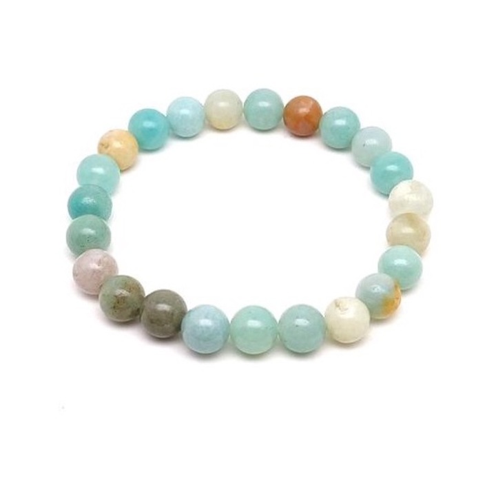 Bratara cu bila chinezeasca din amazonit R.M. ékszer 8mm