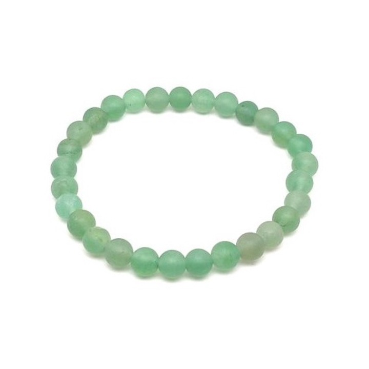 Aventurin matt golyó karkötő 6mm