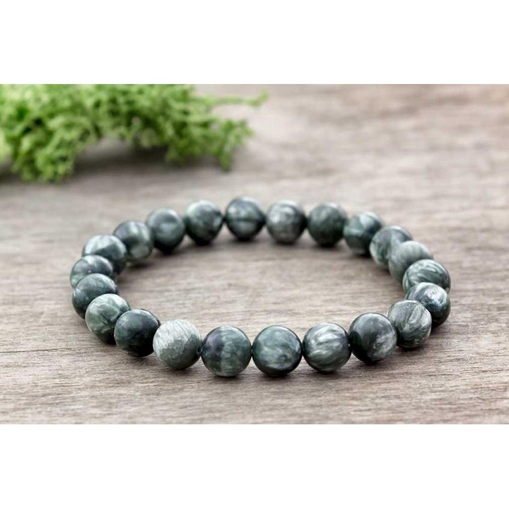 Гривна с минерал серафинит, R.M. ékszer