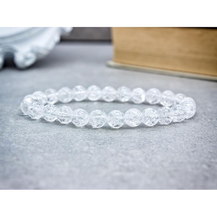 Гривна от натрошен планински кристал