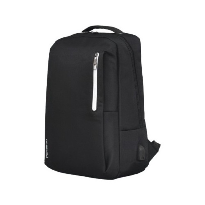 Rucsac pentru laptop 3535, 15,6", 30/42/13 cm, negru