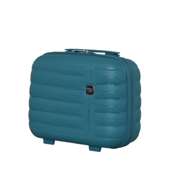 Чанта за ръчен багаж PERFECT LINE PP 4005, 35/29/17 см, Синьо-зелена