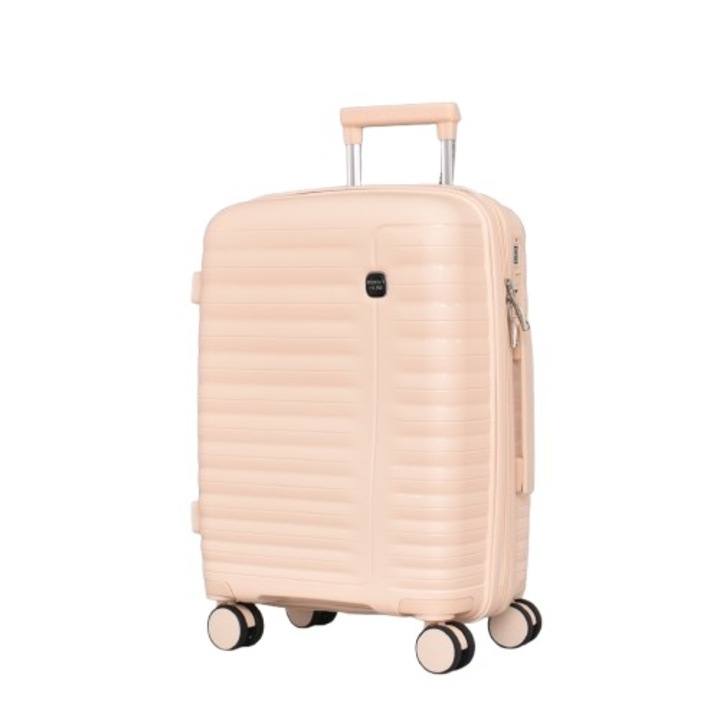 Куфар PERFECT LINE PP 4005, Разширител, 56/40/22 см, Кремав