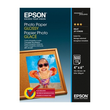 Hartie foto Epson, C13S042549, 10 x 15cm, Glossy Hartie foto Epson, C13S042549, 10 x 15cm, Glossy