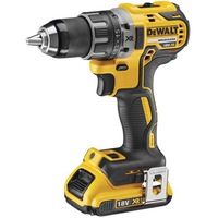 Masina de gaurit, DeWALT DCD791D2-QW, compacta, 18V, cu baterie 2x2,0 Ah XR Li-Ion, incarcator, fara perii de carbune, in carcasa