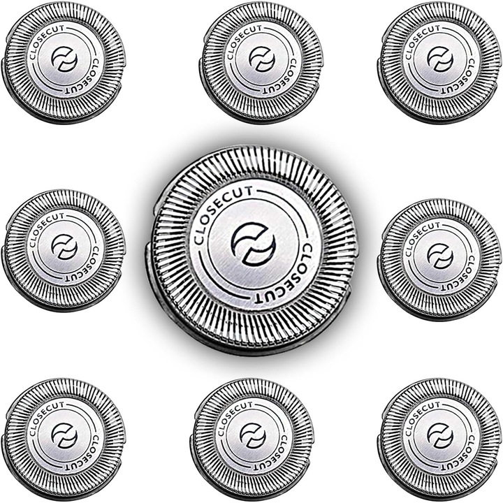 9 darabos készlet, HQ4, Mosható, Könnyen használható, Kompatibilis a Philips HQ130, HQ132, HQ136, HQ139, HQ902, HQ904, HQ906, sorozatú borotvákkal, Ezüst