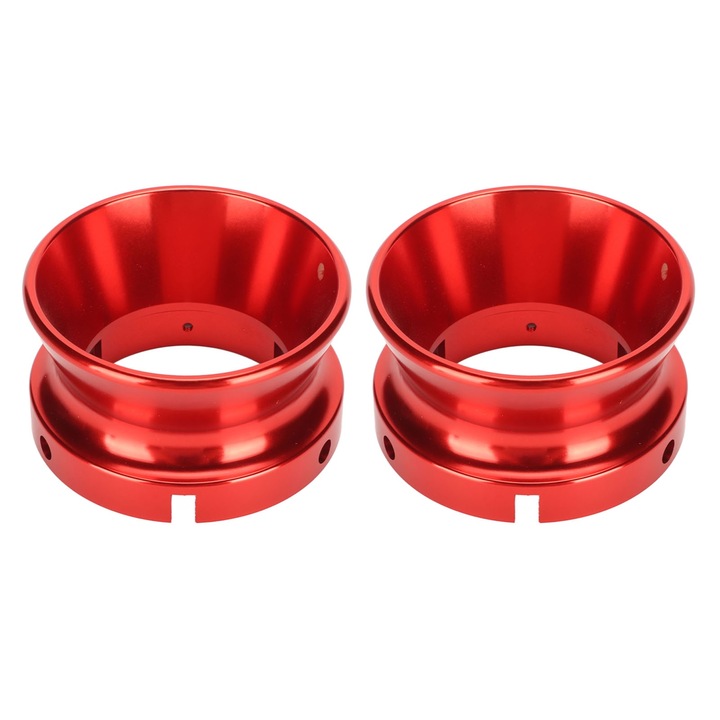 2 db NAB Hub adapter készlet, Enforose, polírozott alumínium, piros, 10 hüvelyk