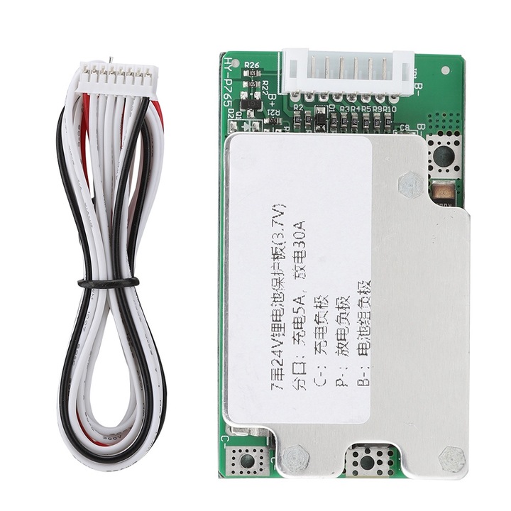 Placa de protectie baterie litiu Enforose, 25A, 6x3.5x1cm, protectie temperatura, rezistenta la apa