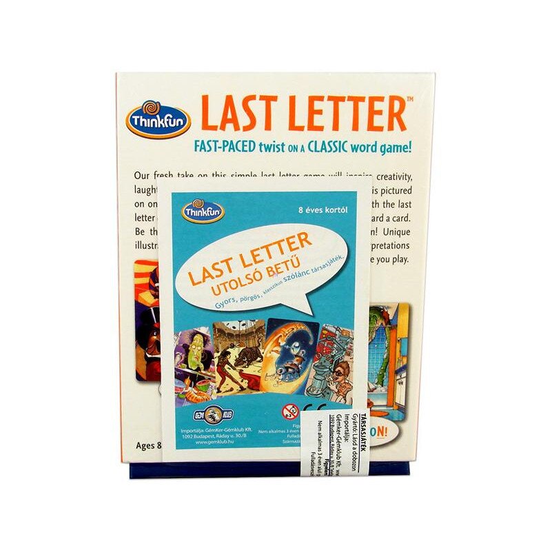 ThinkFun Last Letter Game with a fast-Paced Twist on a Classic