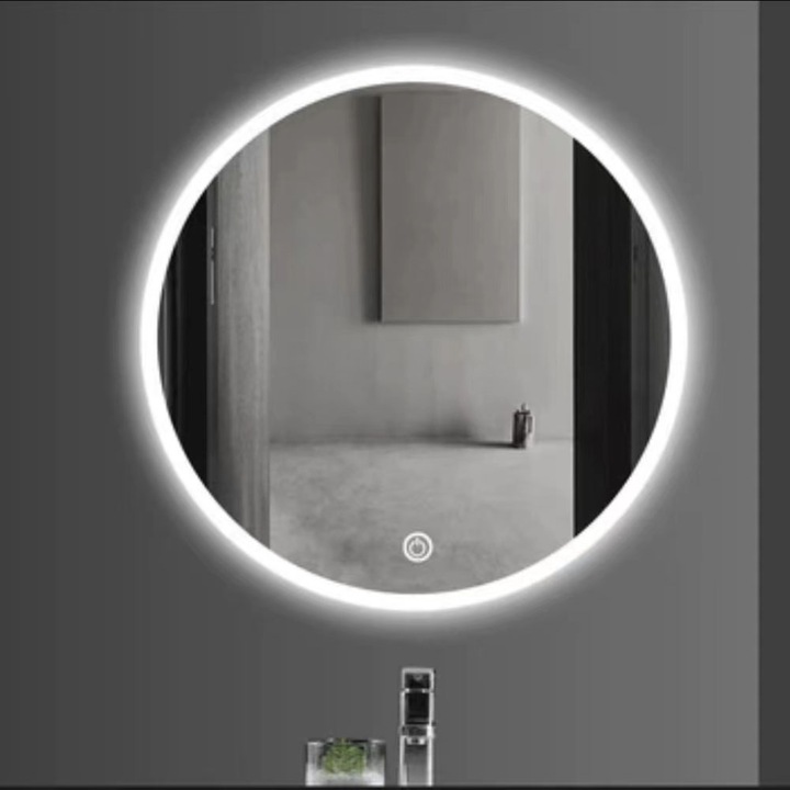 Огледало с LED осветление, Ф60cm, Кръгло