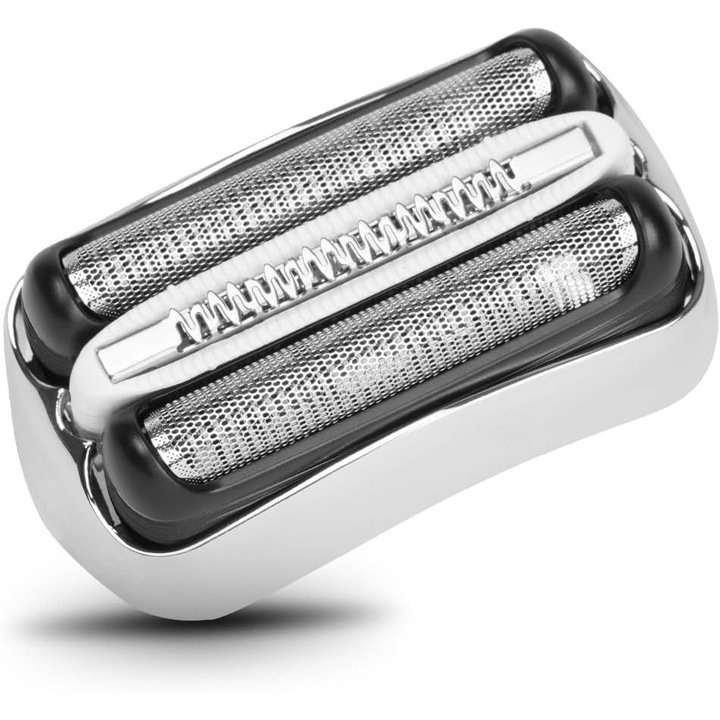 Резервна самобръсначка за Braun Series 3, PsAyl®, дизайн с 3 остриета, неръждаема, водоустойчива, приложима за модел 5414 5415 300s 301s s310s 3010s 320 320s-3 320s-4, 1 брой, бял
