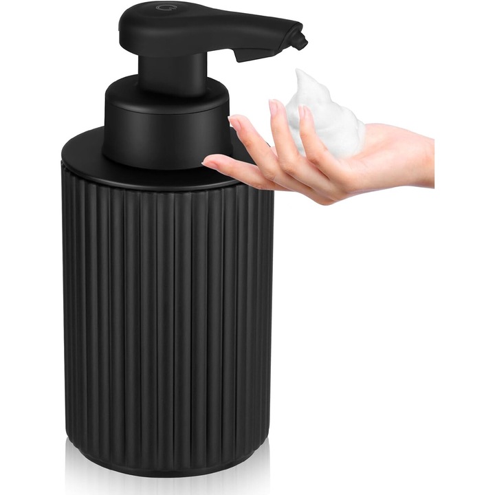 Automata szappanadagoló, érintésmentes, Phneems, 260 ml, IPX5, fekete