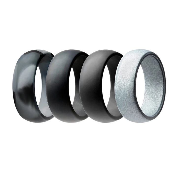 Set 4 inele din silicon