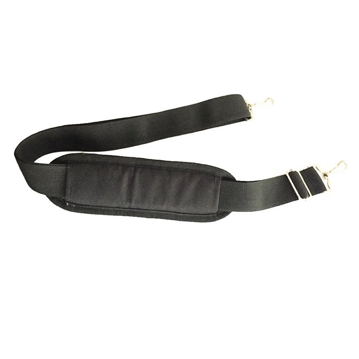 Curea pentru geanta, neagra, 145x3.8x1cm