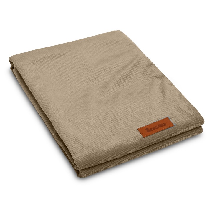 SENSILLO Кадифено одеяло за деца 75×100см Идея за подарък за детско одеяло - Бежово