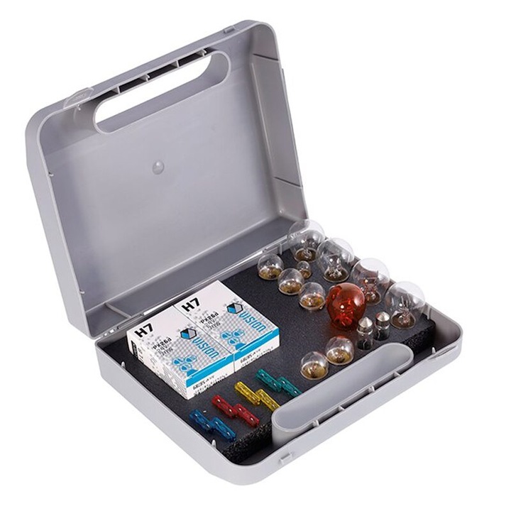 Caseta becuri 2xH7 24V, 24 becuri si sigurante, 58892 Vision