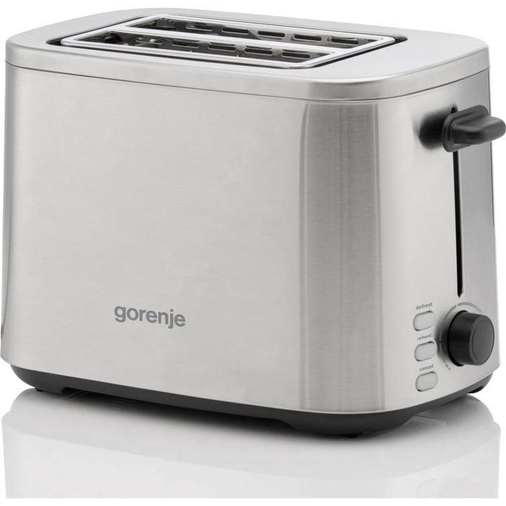 Gorenje T800DS сребрист тостер за 2 филийки