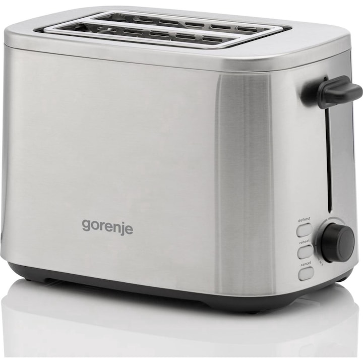 Gorenje T800DS сребрист тостер за 2 филийки