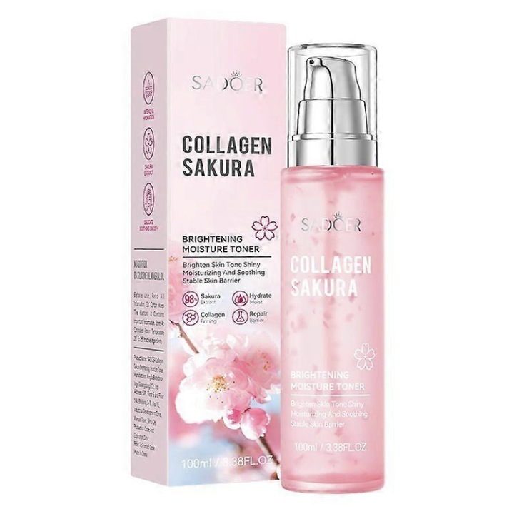 SADOER Collagen Sakura Brightening Moisture arctonik japán cseresznyevirággal, 100 ml