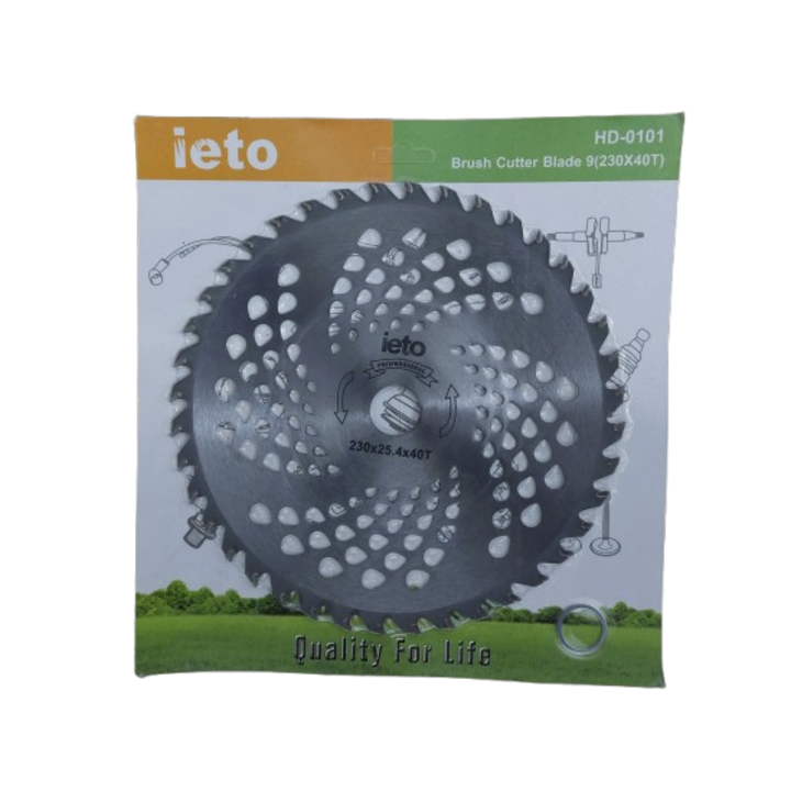 Disc motocoasa ondulat, concav cu forma de farfurie, 230mm x 25.4mm x 40T