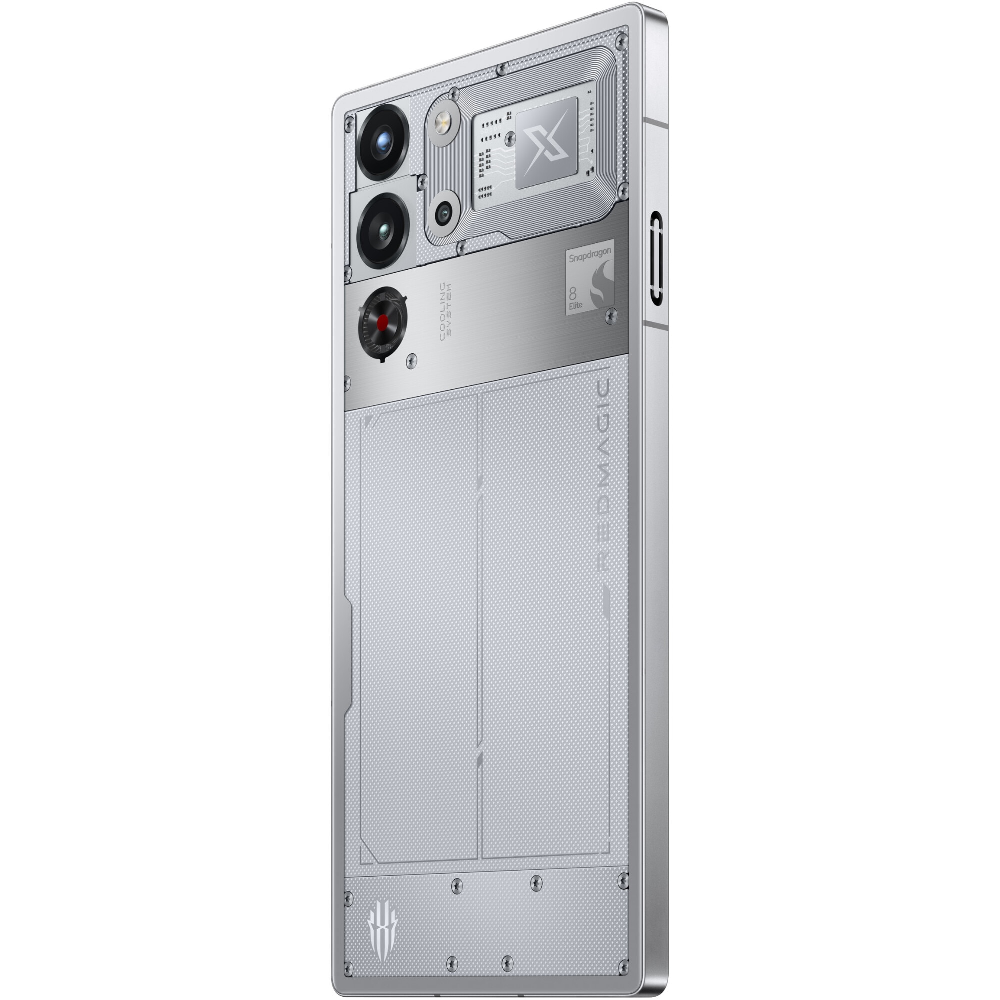 Telefon mobil Redmagic 10 PRO, Dual SIM, 16GB RAM, 512GB, 5G, Transparent Silver