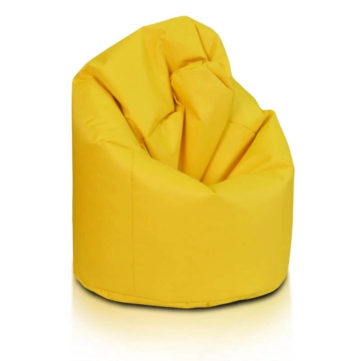 Babzsák fotel XXXL 100x75 cm sárga